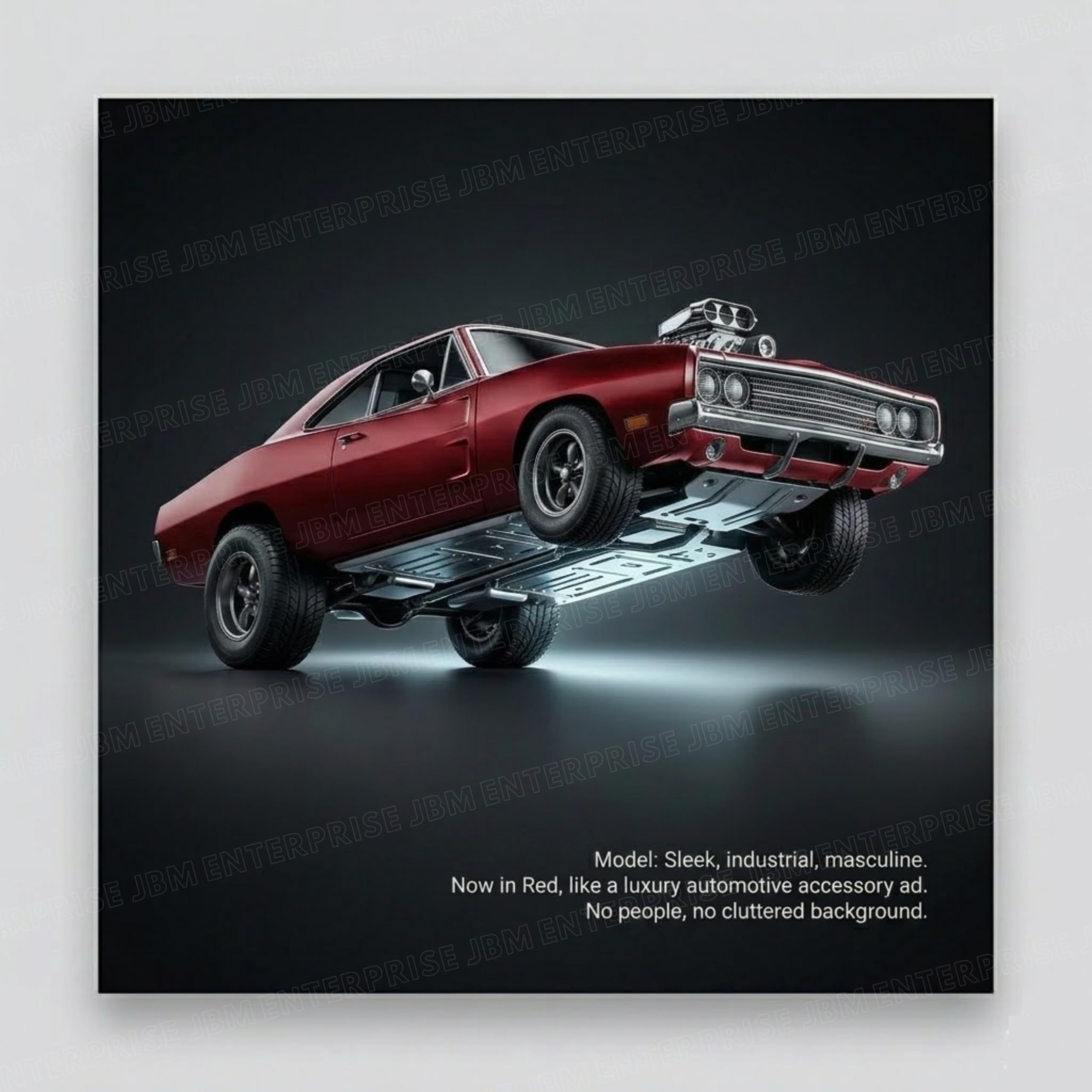 Fast & Furious Red Muscle Car Model - Collectible Die-Cast -8 Fast & Furious Red Muscle Car Model - Collectible Die-Cast -8