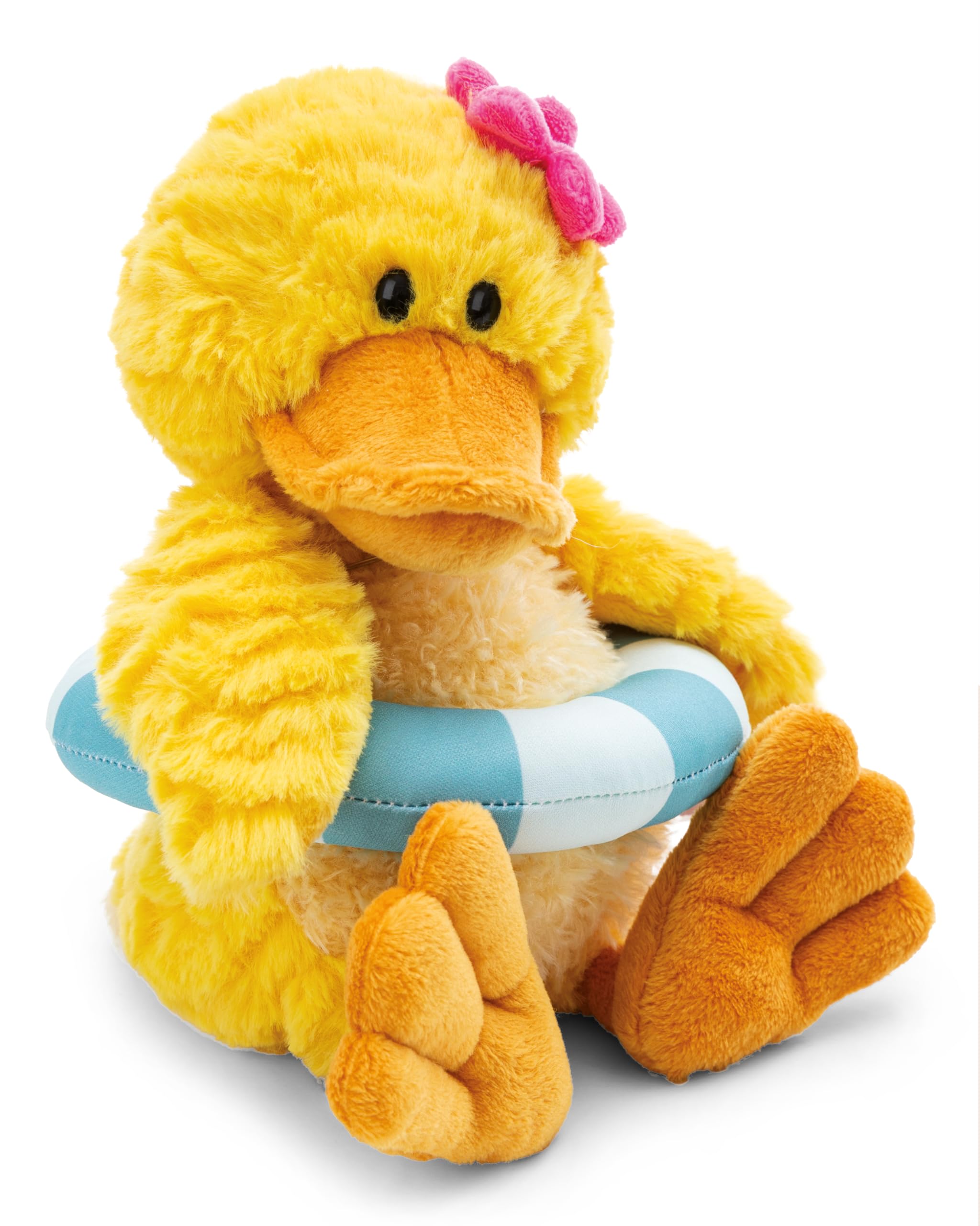 NICI Pooline Morbida paperella di peluche, per coccole e giochi, per bambini e adulti, fantastica idea regalo, 18 cm, giallo - 62893 - 4