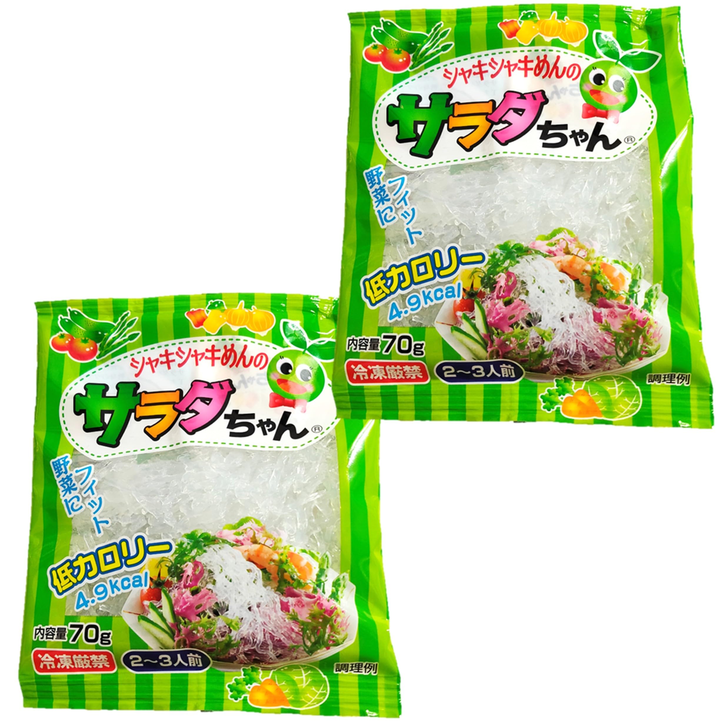 Amazon.co.jp: 【2袋セット】 海藻 クリスタル サラダちゃん 70g