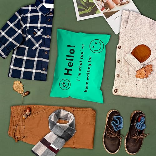 Miniatura 5 de Vapulcio Sobres de polietileno de 14.5 x 19 pulgadas, 50 unidades, bolsas de envío autoselladas con 2.4 mil, bolsas de polietileno impermeables y