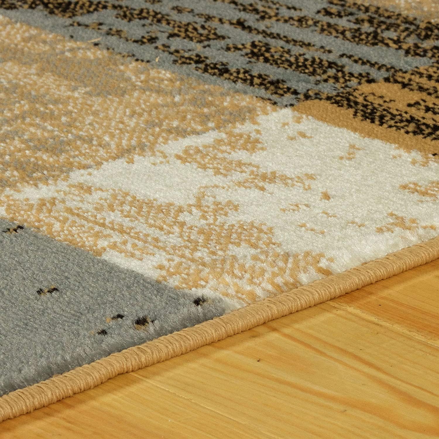 Snapklik.com : SUPERIOR Indoor Area Rug, Jute Backed, Modern Geometric ...
