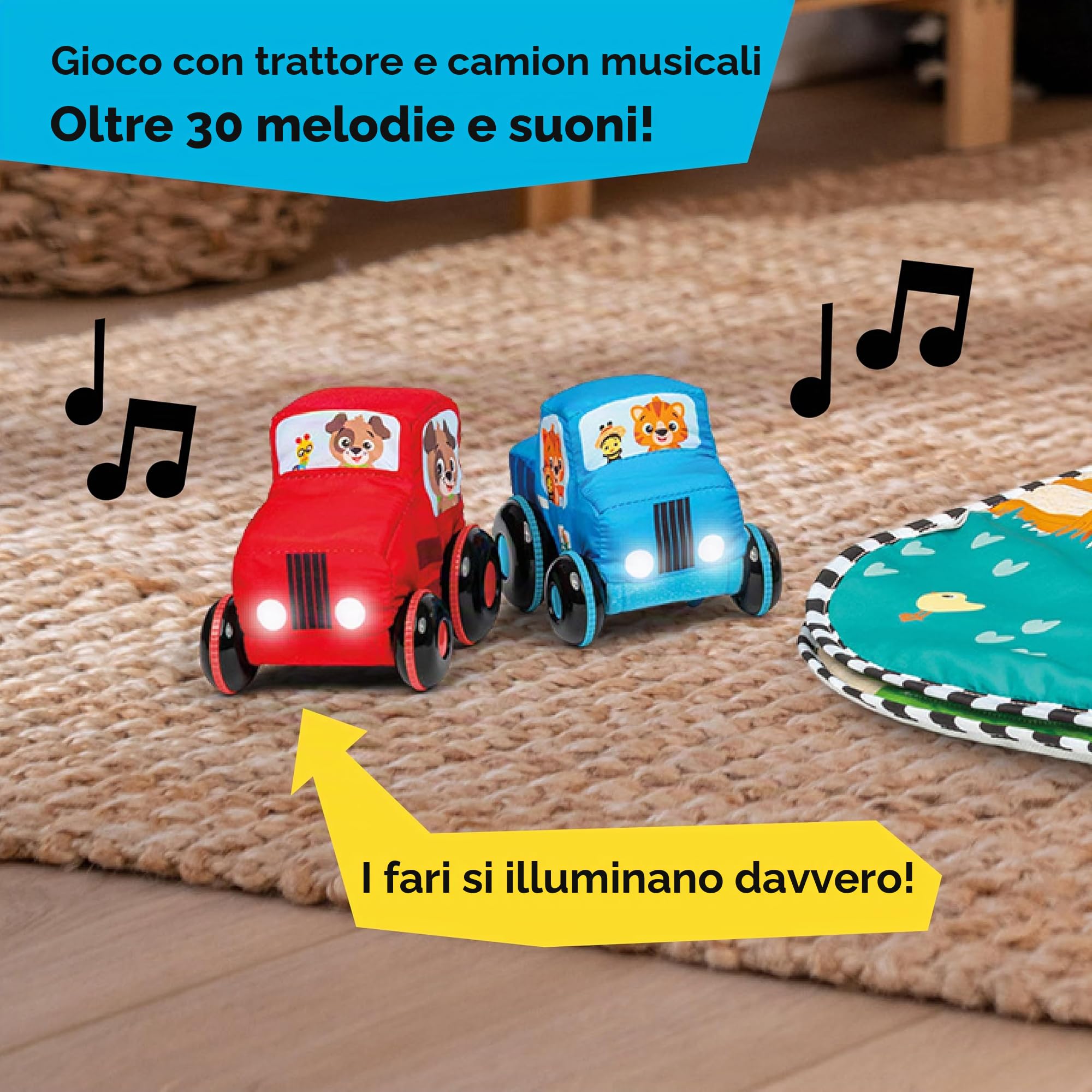 Baby Einstein, Palestrina multiattività Musicale Che cresce con Il Bambino Busy Barnyard Farm Explorers, con selezionatore di Forme, 0 Mesi-4 Anni