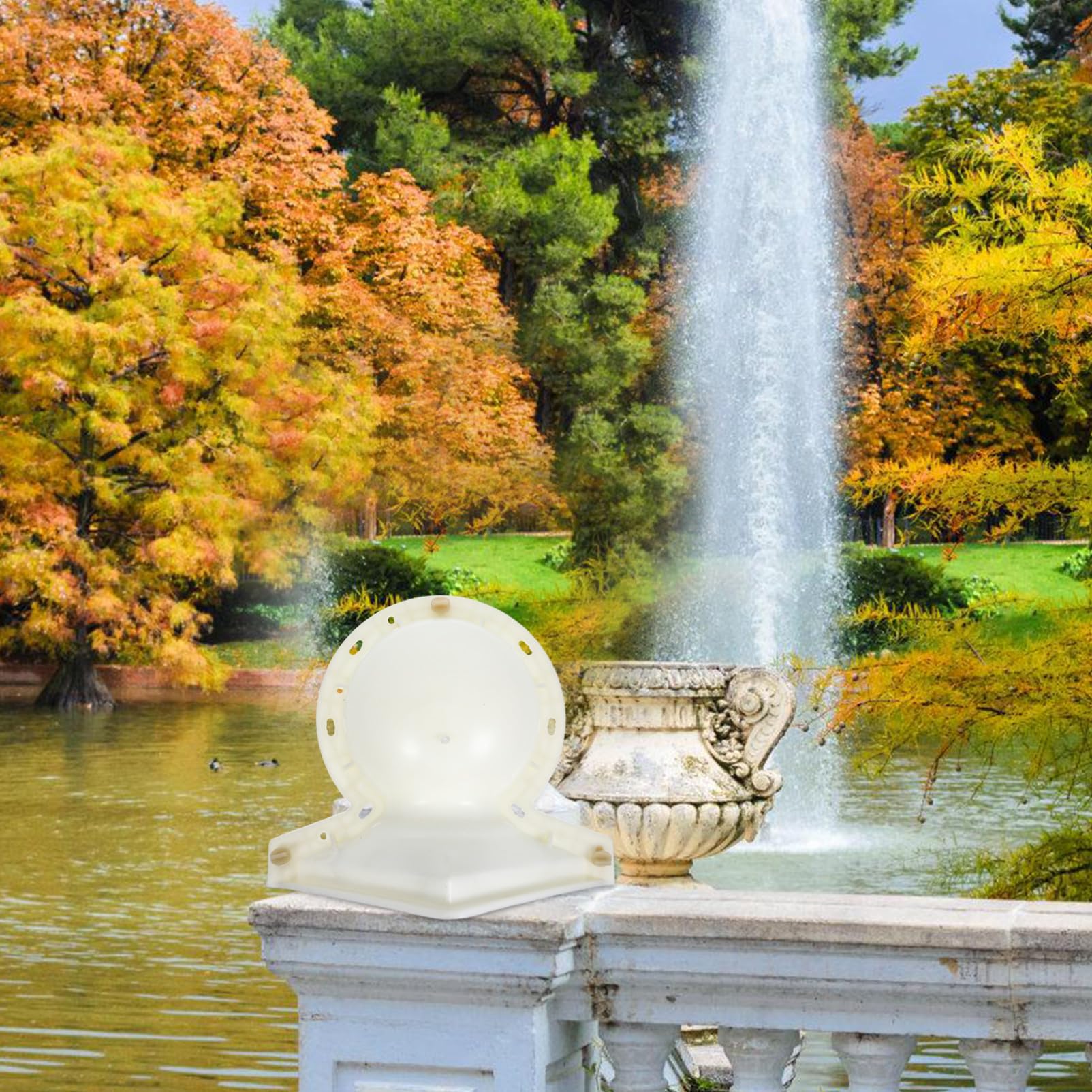Molde de Hormigón Esférico para Decoración de Balcón y Jardín