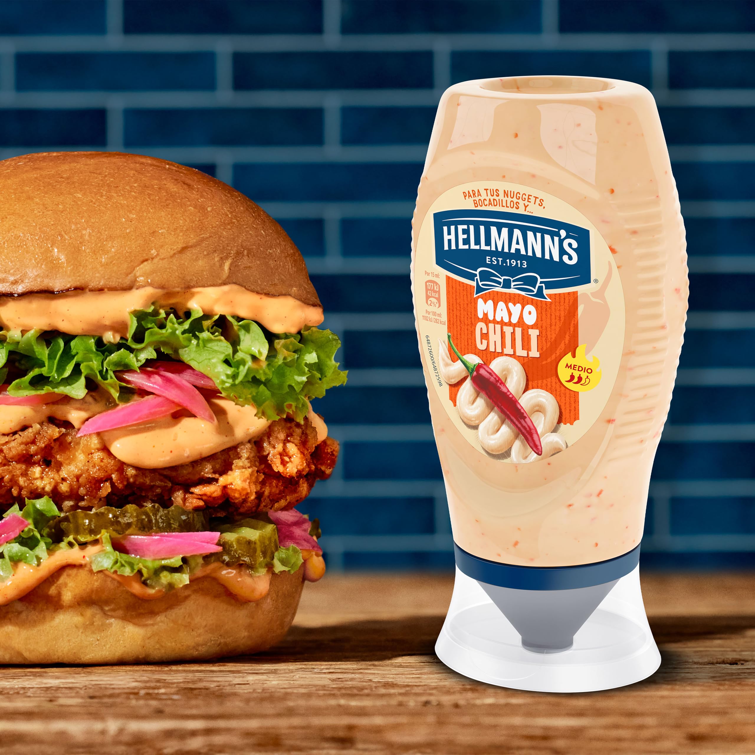 Hellmann's Mayo Chili Sin Gluten 250 ml