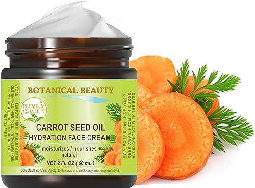Miniatura 2 de Botanical Beauty CREMA FACIAL HIDRATACIÓN DE ACEITE DE SEMILLAS DE ZANAHORIA PARA PIELES NORMALES, SECAS Y SENSIBLES. Protección contra la sequedad.