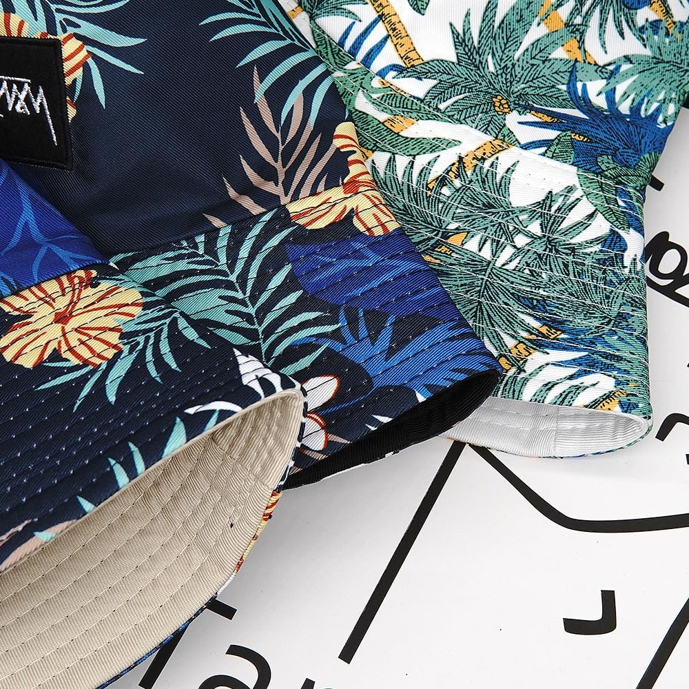 Quanhaigou Bucket Hats Unisex Summer Travel Beach Fisherman Cap for Men Women Teens - Image 7