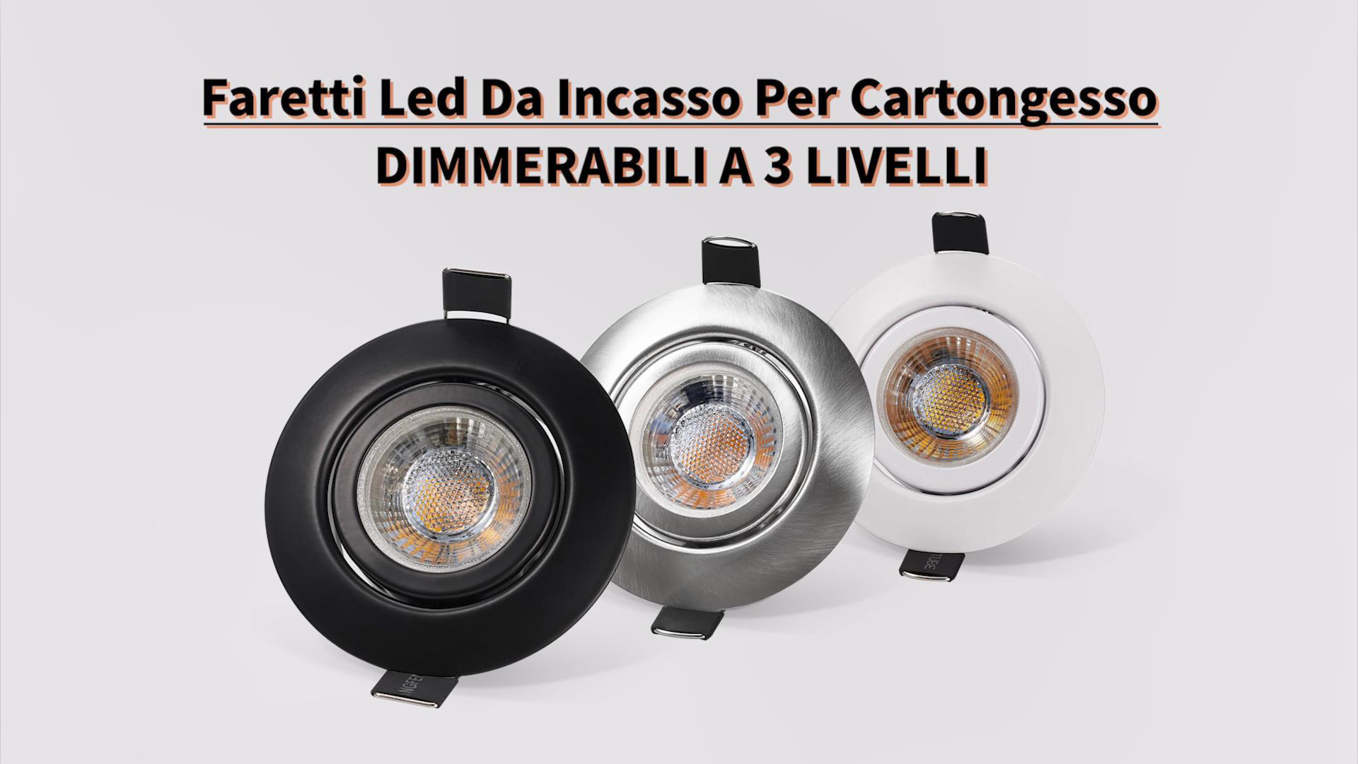 Faretti LED Da Incasso 7W Dimmerabili - Nero, Luce Fredda 6000K, IP44, Per Bagno E Cucina | Set Da 10 Pezzi - Foto 8