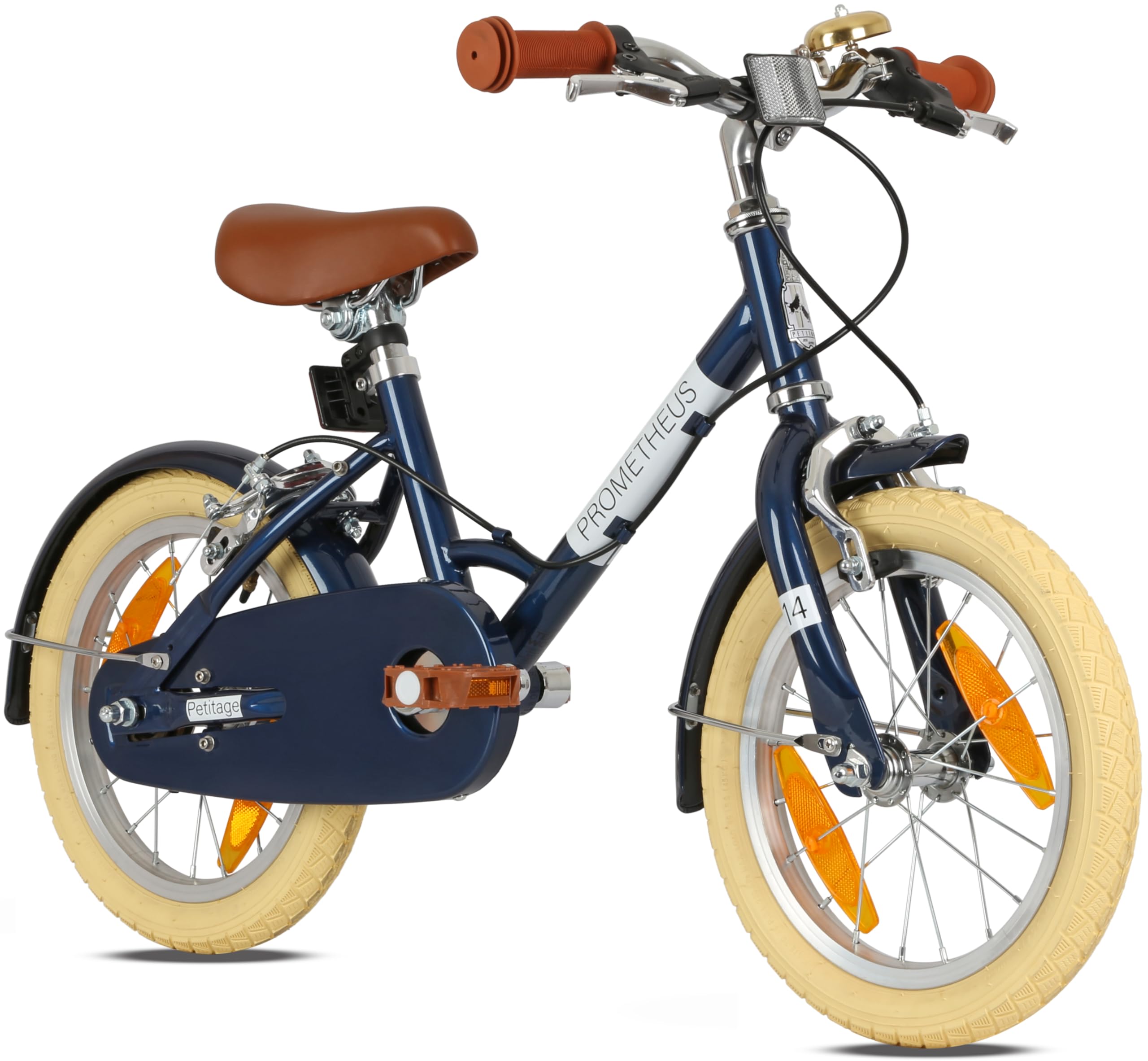 PROMETHEUS BICYCLES Retro Kinderfahrrad 14 Zoll ab 4 Jahren