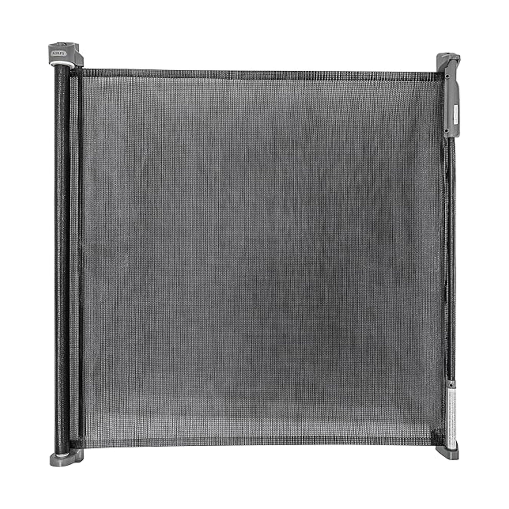 ABUS Treppenschutzrollo JC9514 Ben - ausziehbar, bis 140 cm | Türschutzgitter & Treppenabsperrung für Babys, Höhe ca. 85 cm, Memory-Funktion, einhändig bedienbar