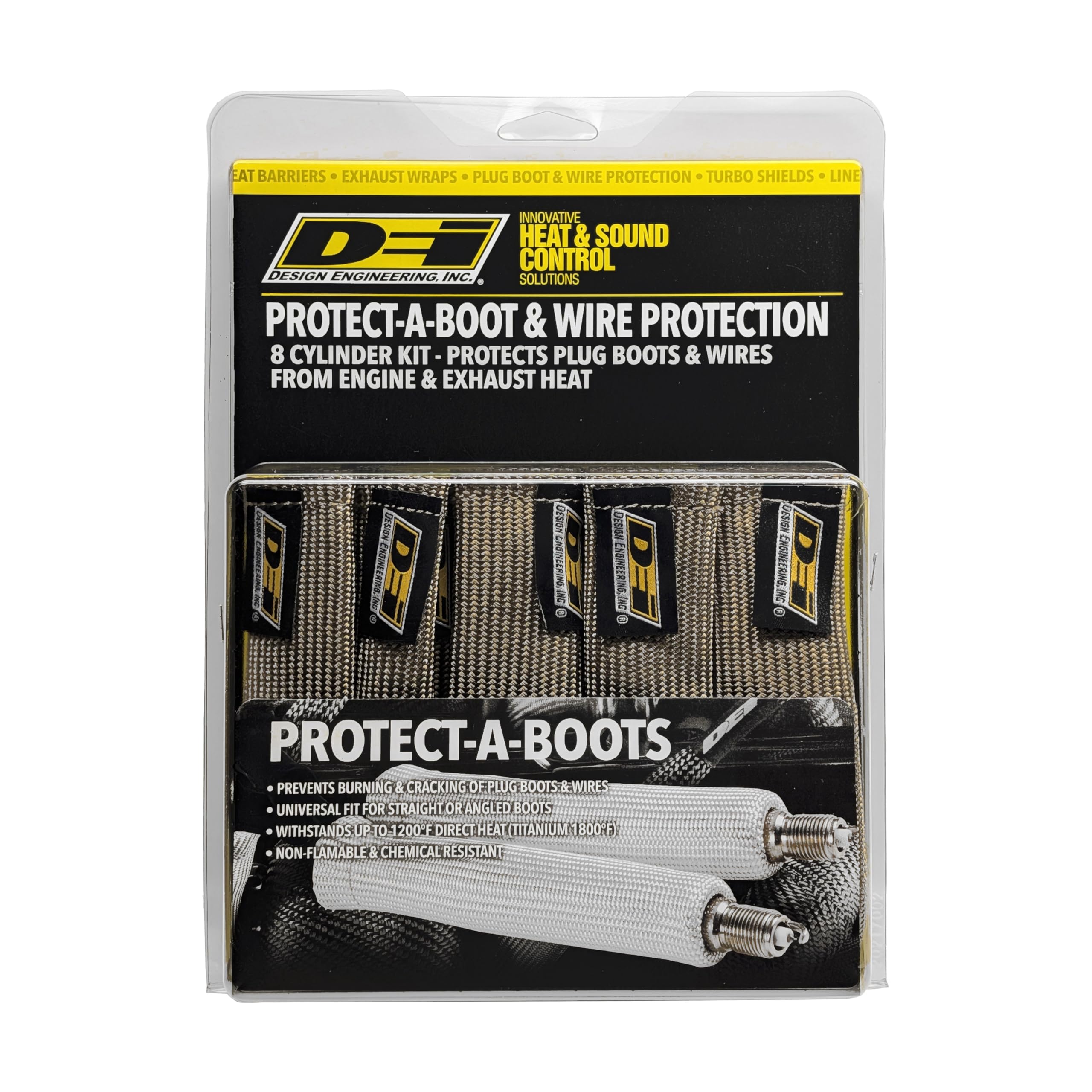 DEI Design Engineering 010542 Titanium Protect-a-Boot 6in 8 Pack