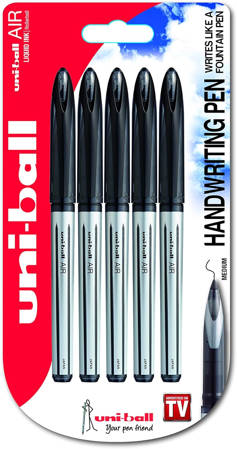 Penna Rollerball Uni-ball Eye Micro 0.5mm - Scatola Da 12 Pezzi, Inchiostro Nero Super Resistente - Foto 9