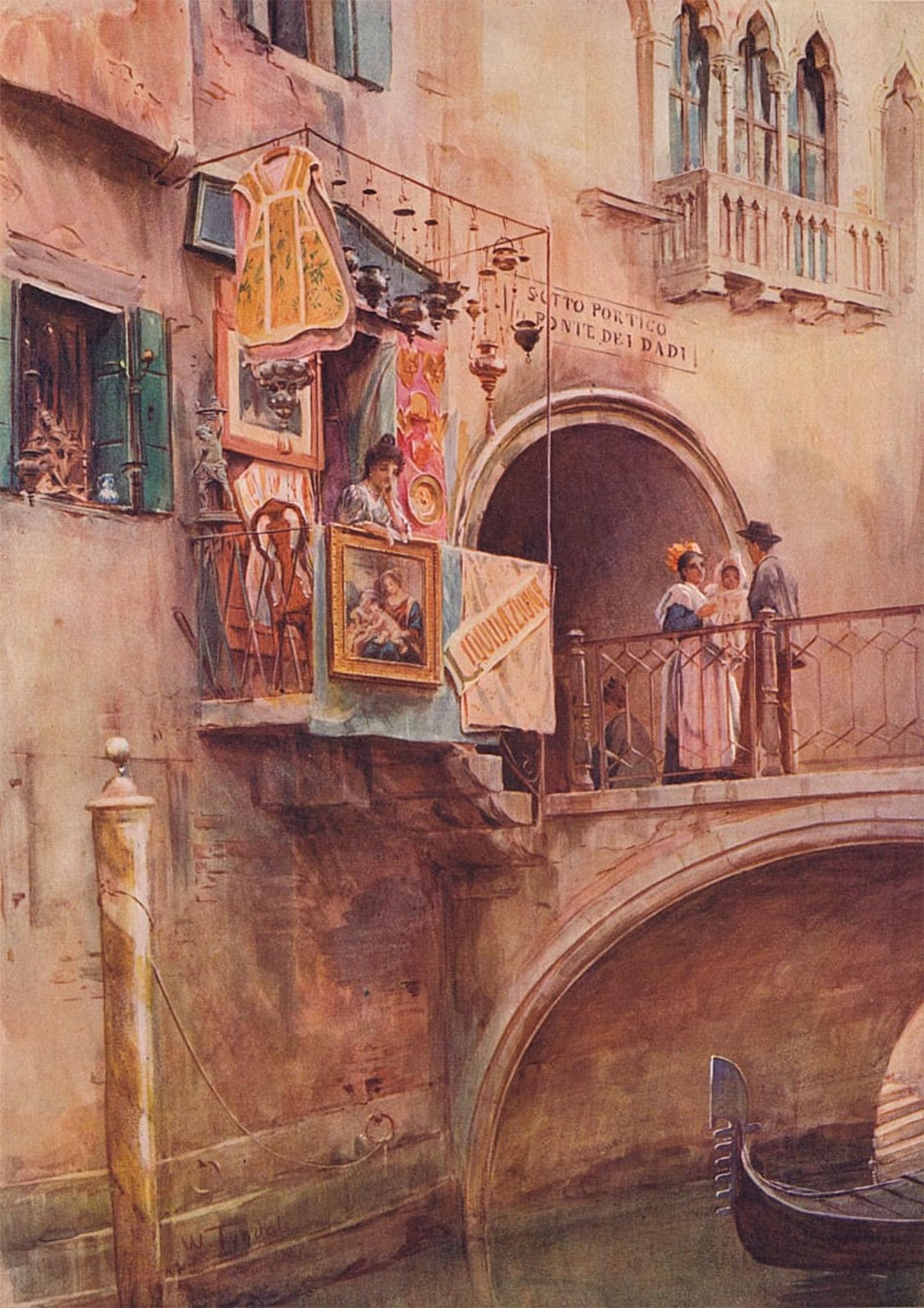 Serendipitp No Frame Vintage Wall Art Canvas Nordic Poster Canvas Print Picture An Antiquity Shop By Walter Frederick Roofe Tyndale Wall Art Poster For Home Decor 60X90cm