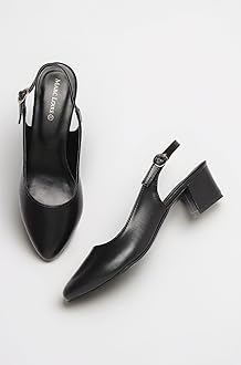 Women's Pointed Toe Block Heel Pumps for Office, Party and Formal Occasions