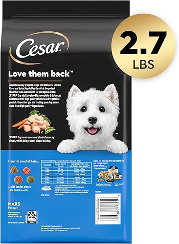 Vista 23 de Comida para perros de raza pequeña seca Cesar, Pollo