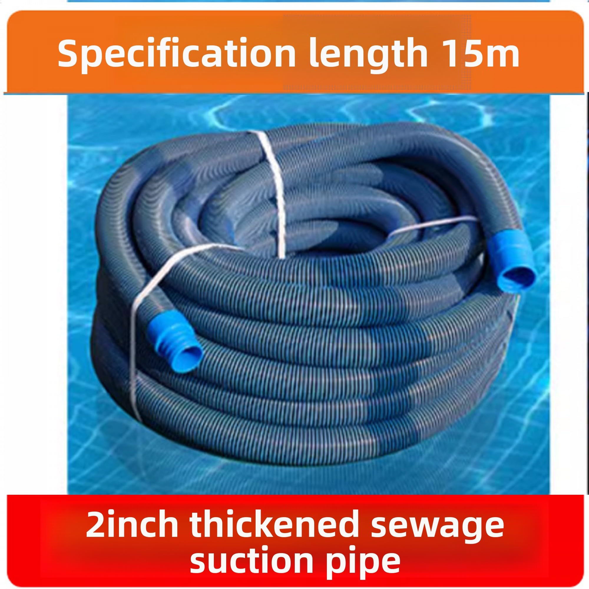 Verdickter PE-Pool-Vakuumschlauch, selbstschwimmendes flexibles