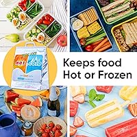Vista 6 de Superio - Bolsas aisladas para frío y calor para entrega de alimentos, bolsas de compras de comestibles, almacenamiento de alimentos para comida