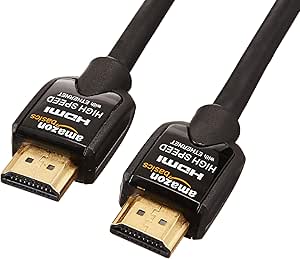 Amazon Basics High-Speed HDMI Cable 2-Pack - 3 Feet (0.9 Meters) Supports Ethernet, 3D, 4K and Audio Return