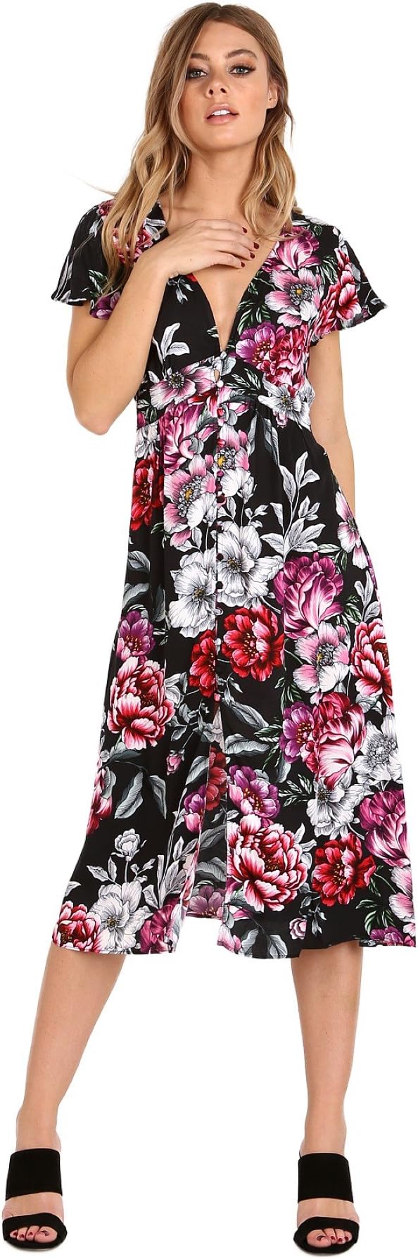 Auguste The Label Hazel Day Dress Black