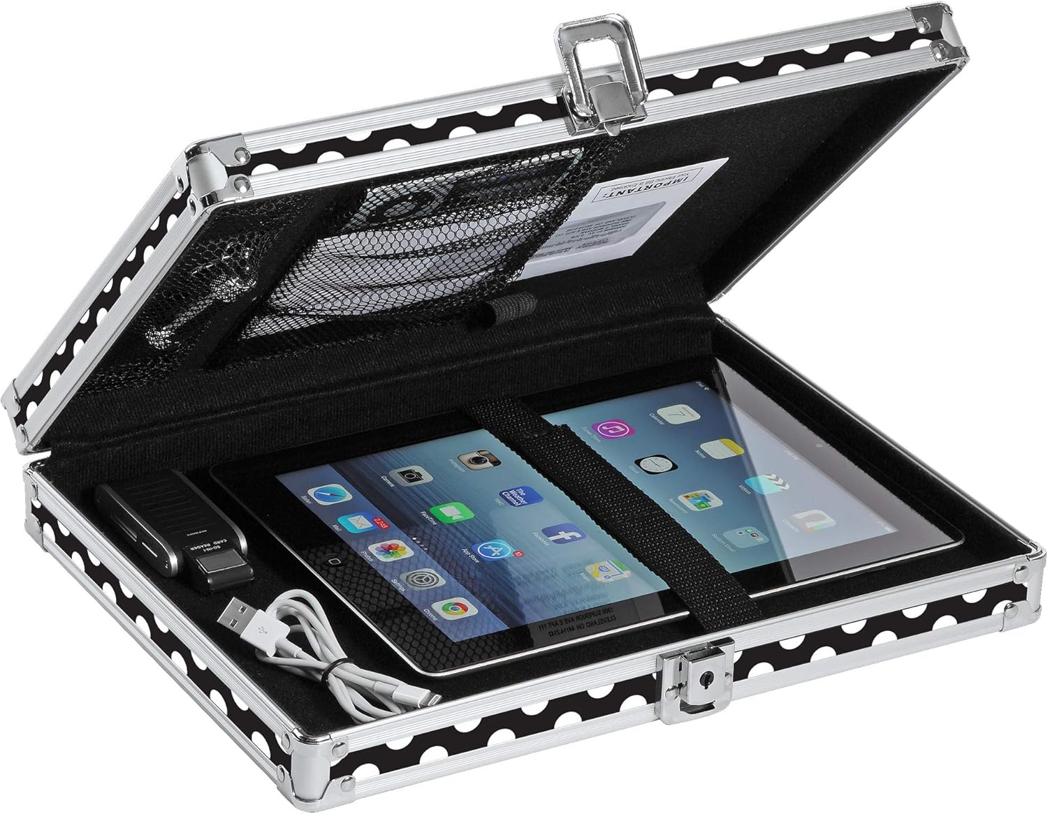 Vaultz Locking Clipboard with Storage Heavy Duty Metal Clip Board Box Holds 8.5