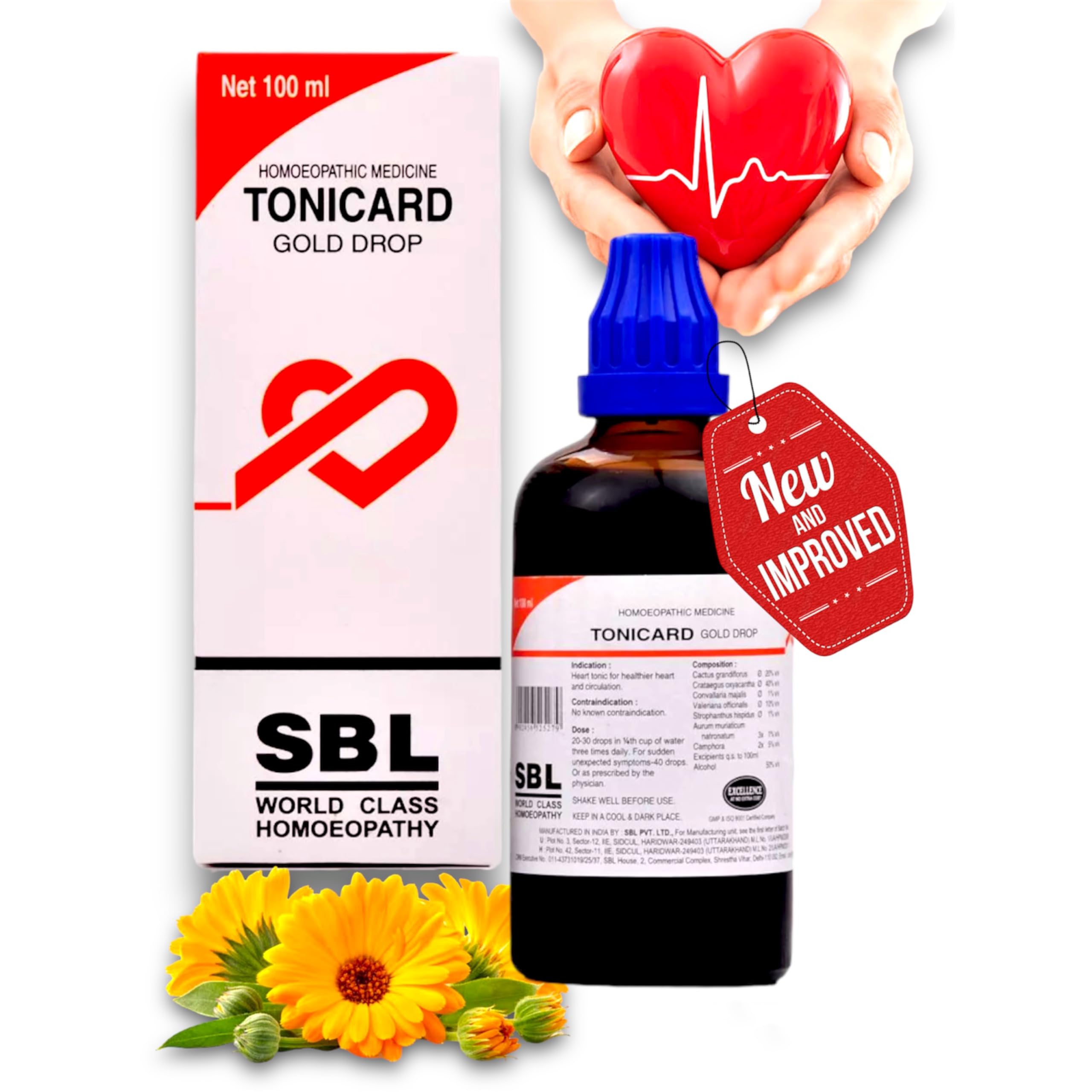 LIH02 SBL Tonicard Gold Drops 100ml - SET OF 1 Bottle