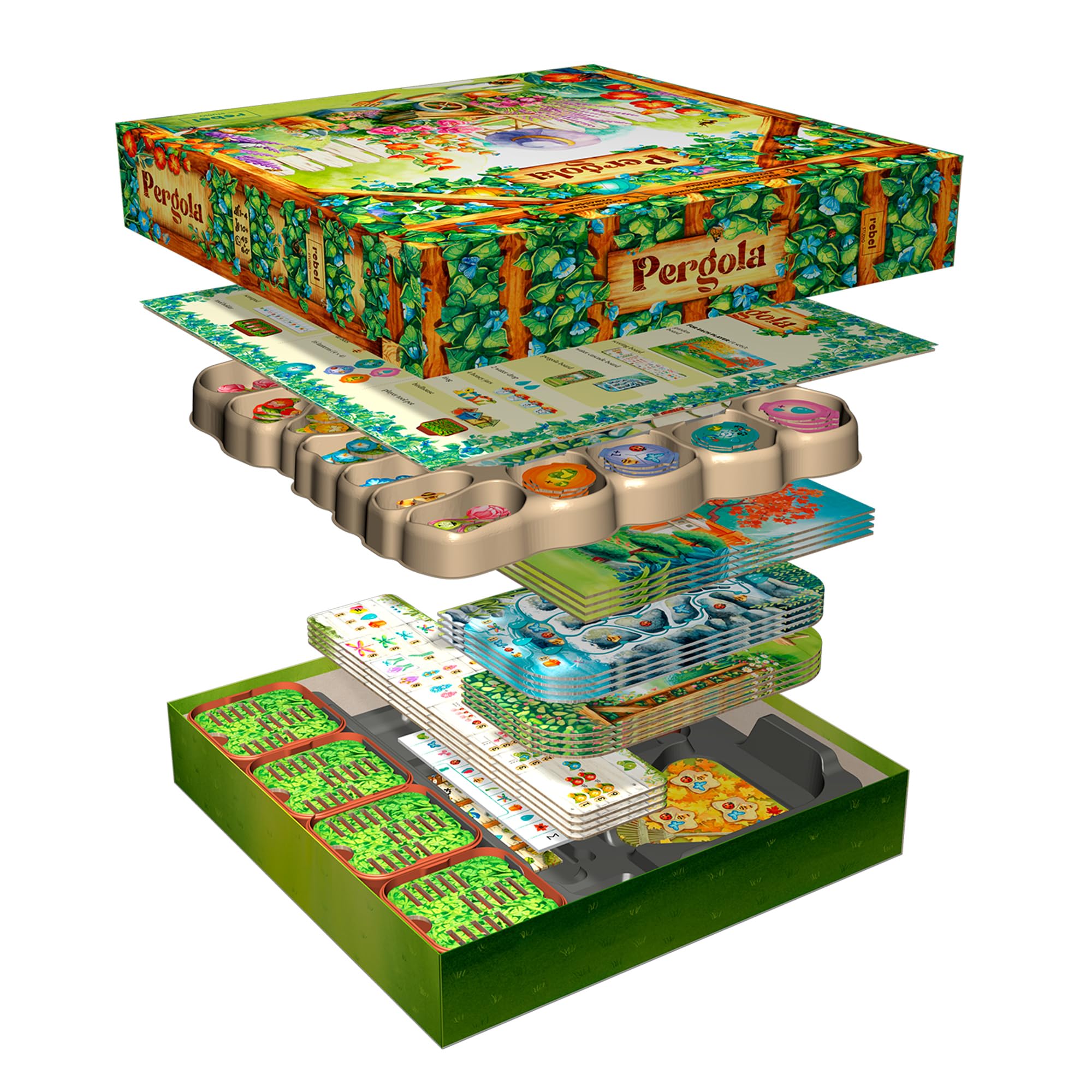Asmodee Pergola | gra planszowa | wiek 10+ | 1-4 graczy | czas gry 45-60 minut