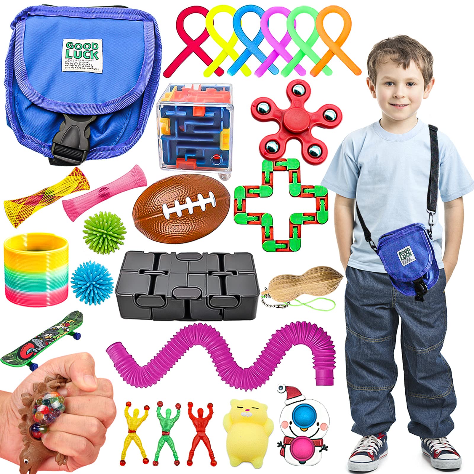 A Caja Juguetes Sensoriales Para Calmar Niños Autistas Tdah