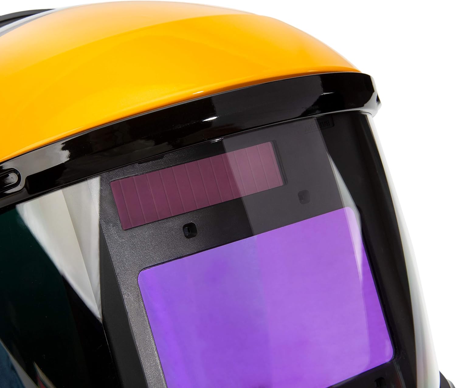Dewalt Wide View Auto-Darkening Welding Helmet, Three Darkening Modes, 4 Lightning Fast Arc Sensors, Side Lenses for Panoramic Viewing, Adjustable Lightening Delay, Shade Control