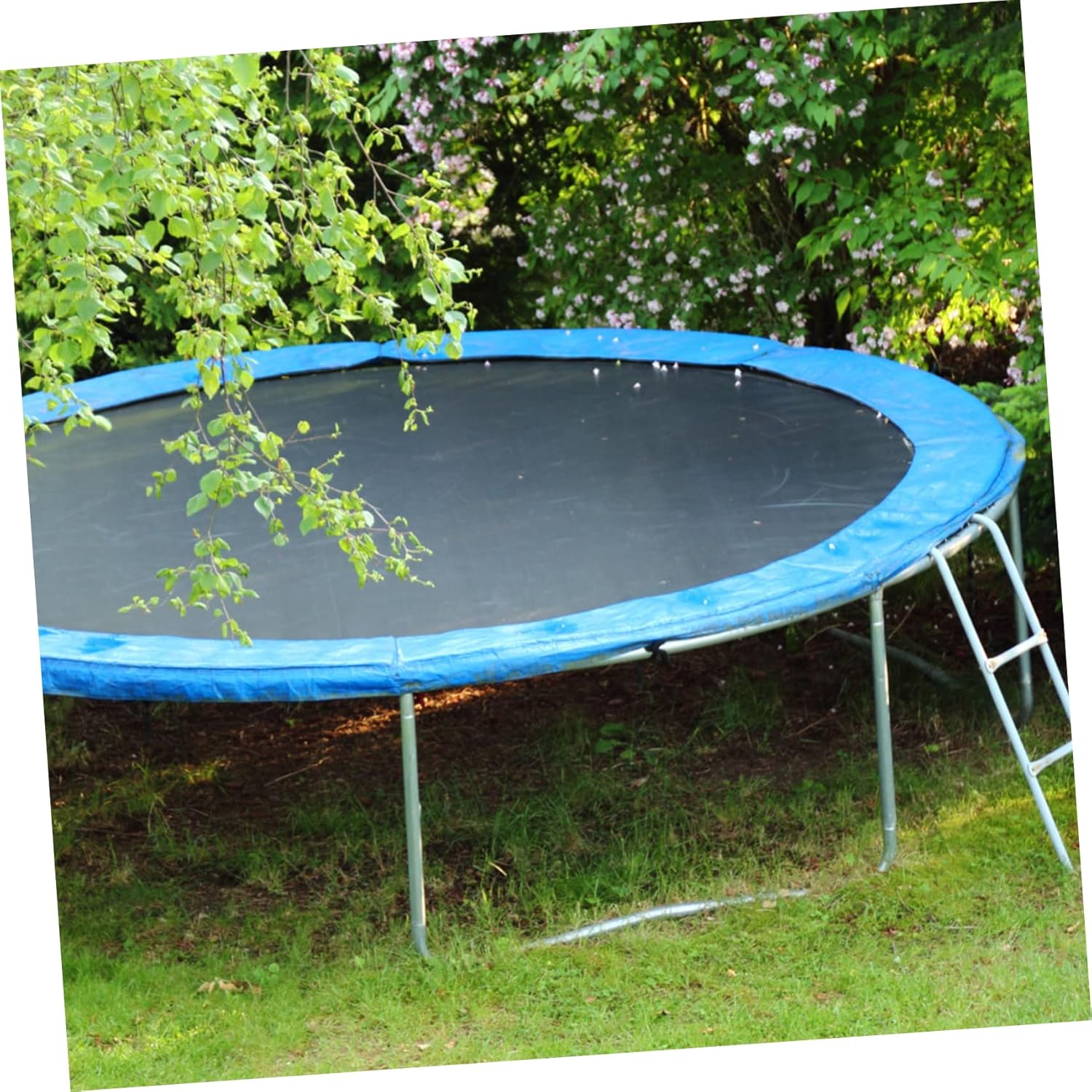Trampoline Replacement Cushion Pad Round Protective Cover for Outdoor Use PVC Safety Mat Reducing Injury Risk Easy Installation for Adults