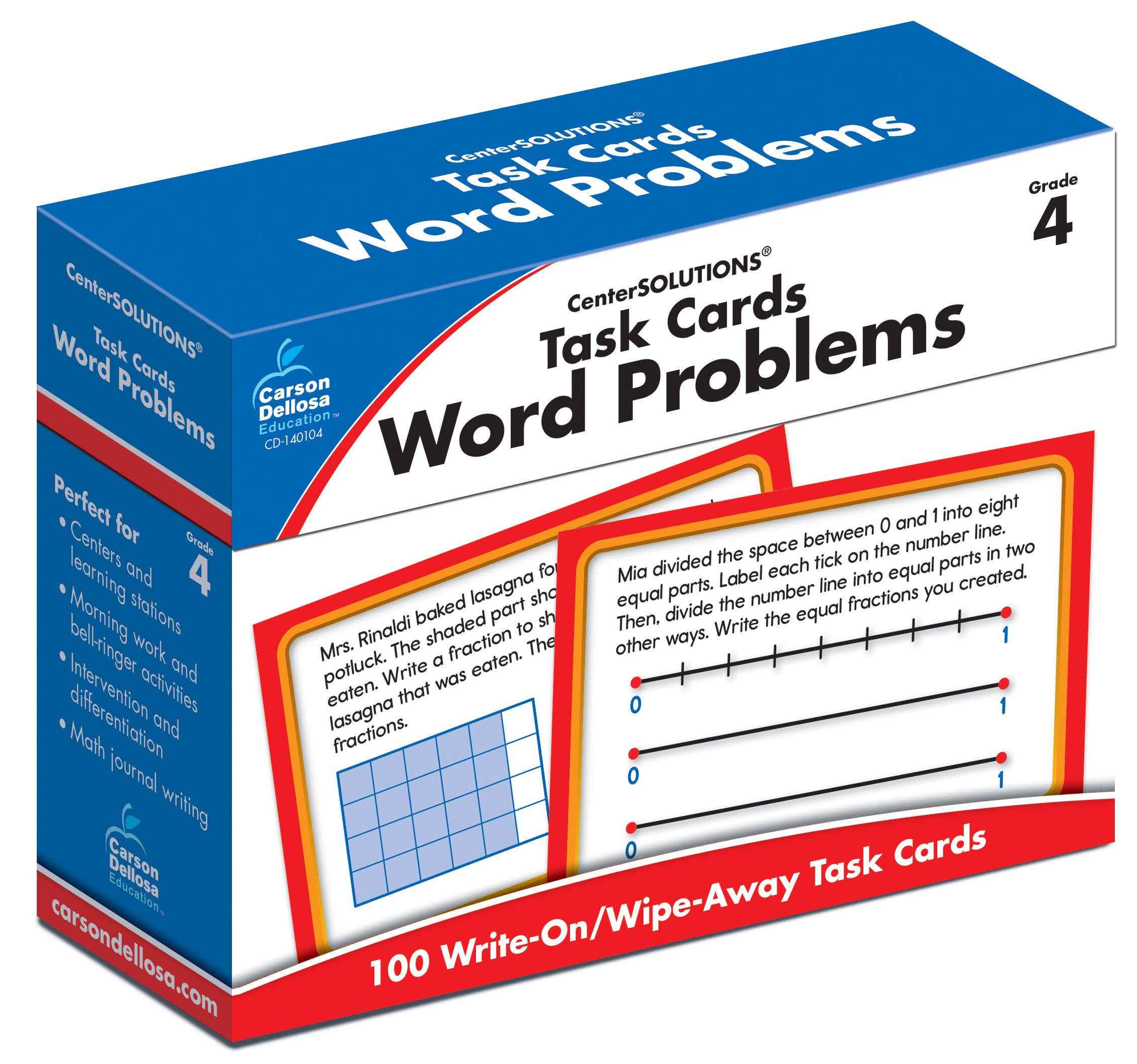 Task Cards: Word Problems Grade 4 Board Game