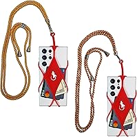 Vista 6 de Gecko Travel Tech Cordones de teléfono con cordón para teléfono celular para alrededor del cuello del cuello Lanyard Phone Crossbody