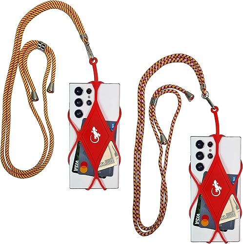 Miniatura 6 de Gecko Travel Tech Cordones de teléfono con cordón para teléfono celular para alrededor del cuello del cuello Lanyard Phone Crossbody