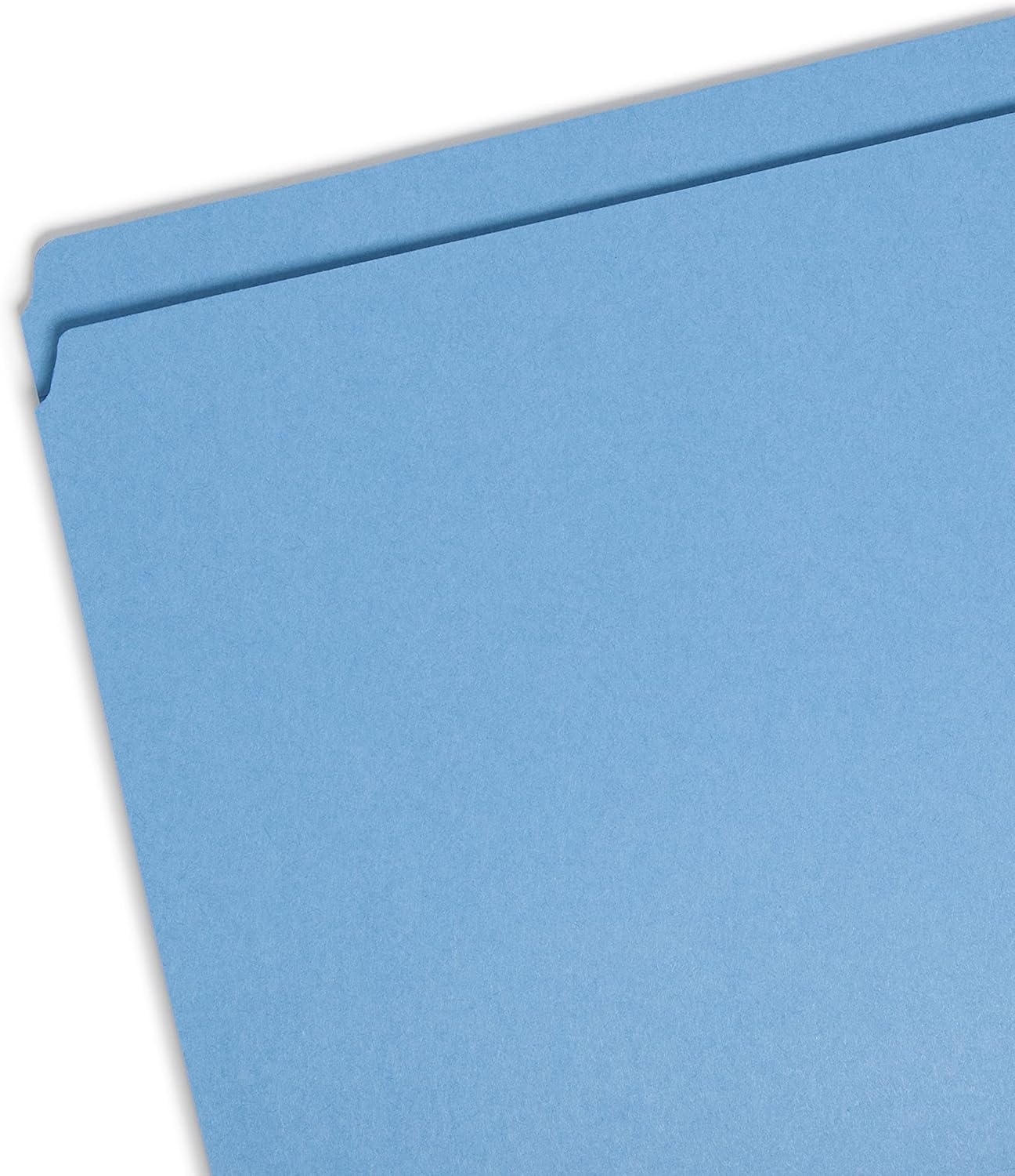 Smead File Folder, Reinforced Straight-Cut Tab, Legal Size, Blue, 100 per Box (17010)