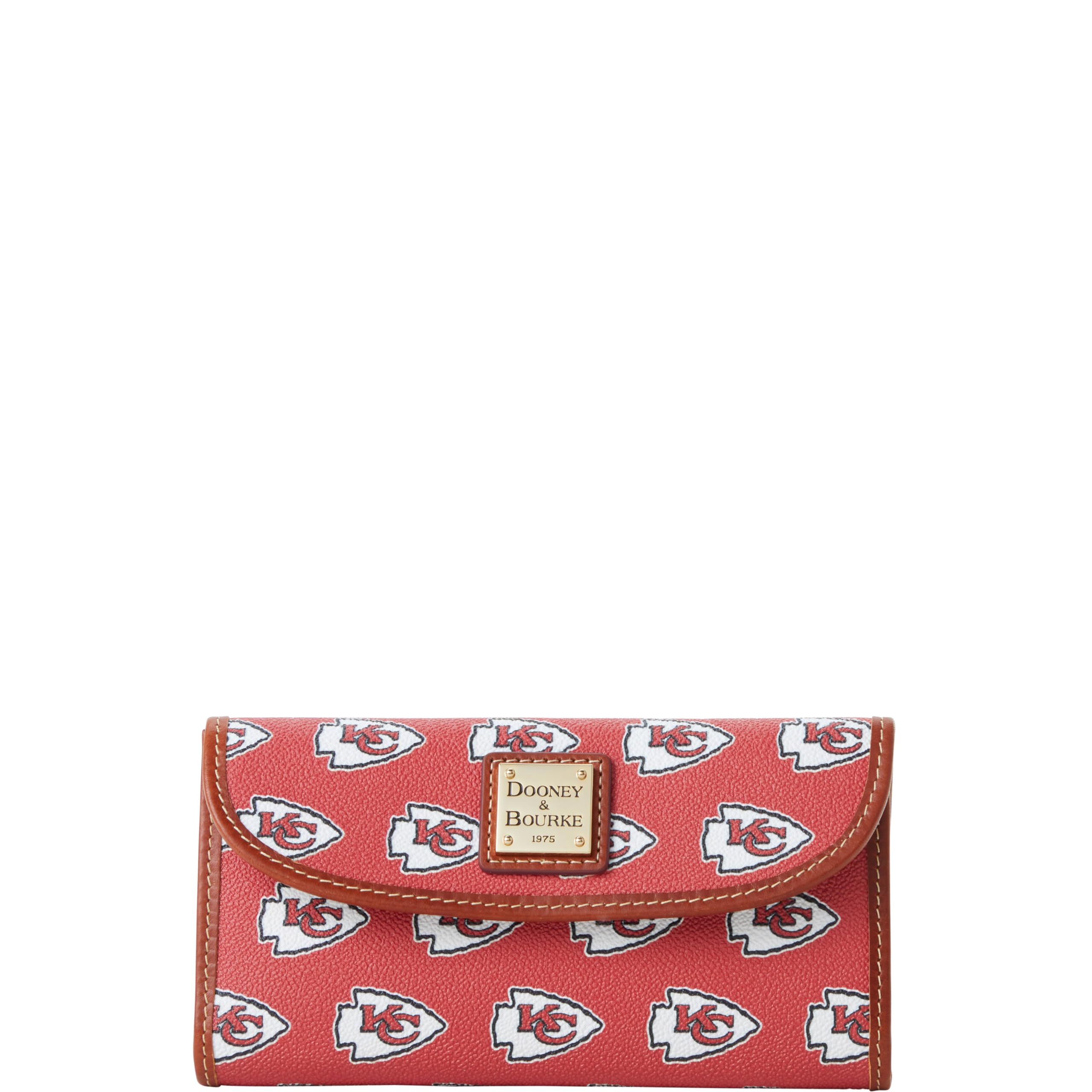 Dooney & Bourke Handbag, NFL Chiefs Continental Clutch Wallet - Red