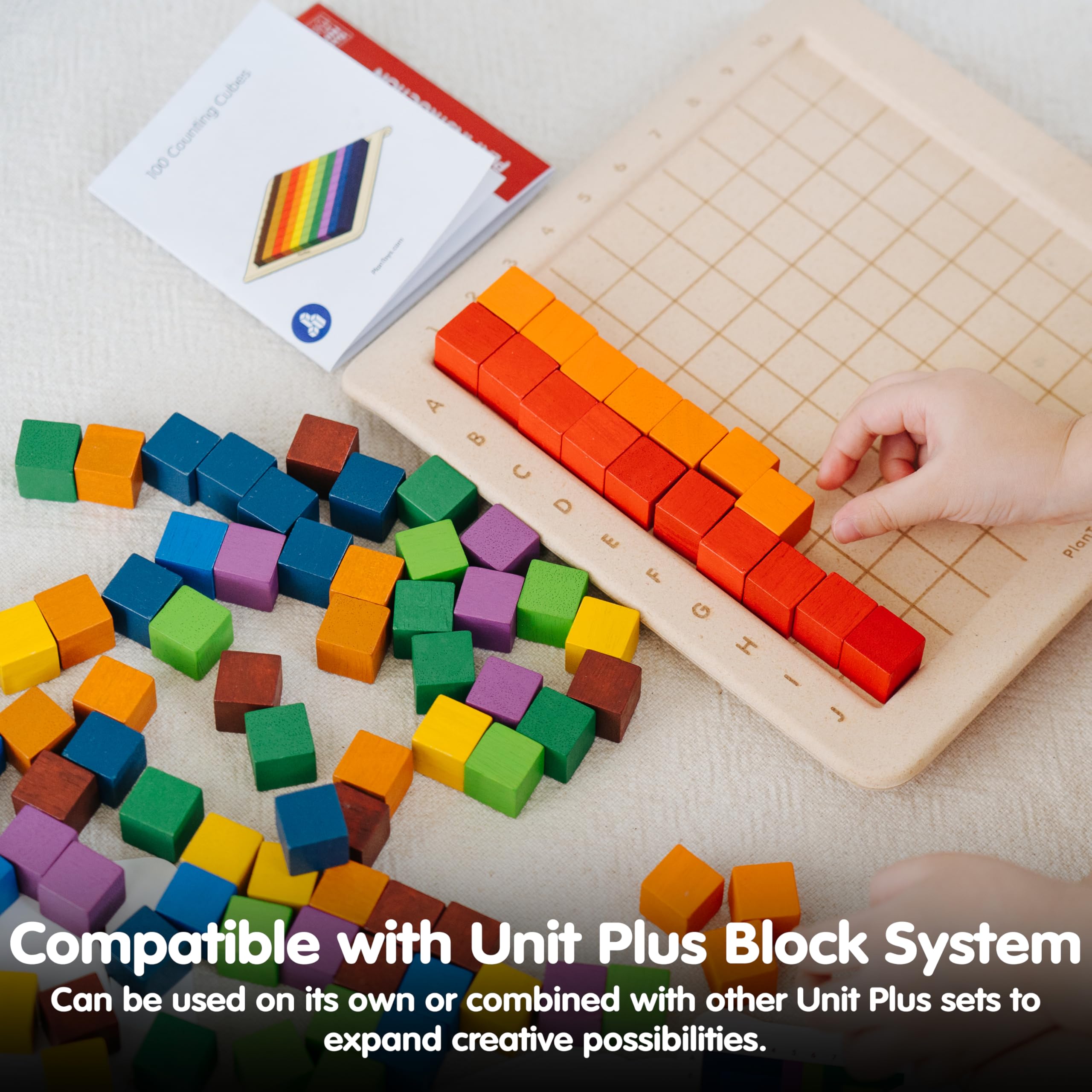 PlanToys 100 cubos de conteo - Unidad Plus (5468)