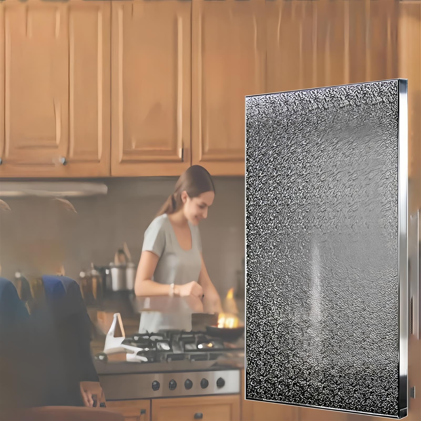 Protector contra salpicaduras para estufa, protector térmico para refrigerador y horno, barrera impermeable al aceite