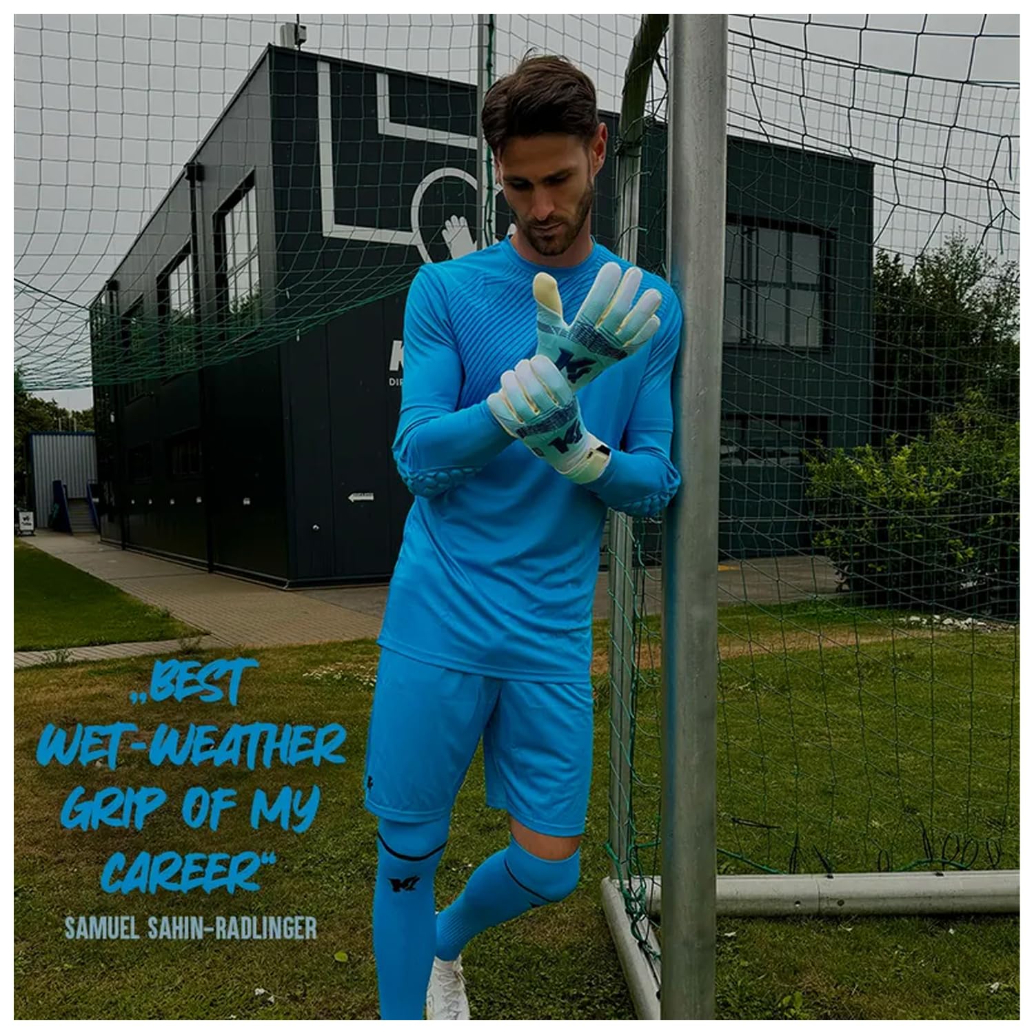 KEEPERsport Guanti da portiere Varan8 Champ NC Aqua per adulti, guanti da calcio, unisex, 4 mm, Aqua Claw, ottimizzati per condizioni atmosferiche bagnate, diverse misure