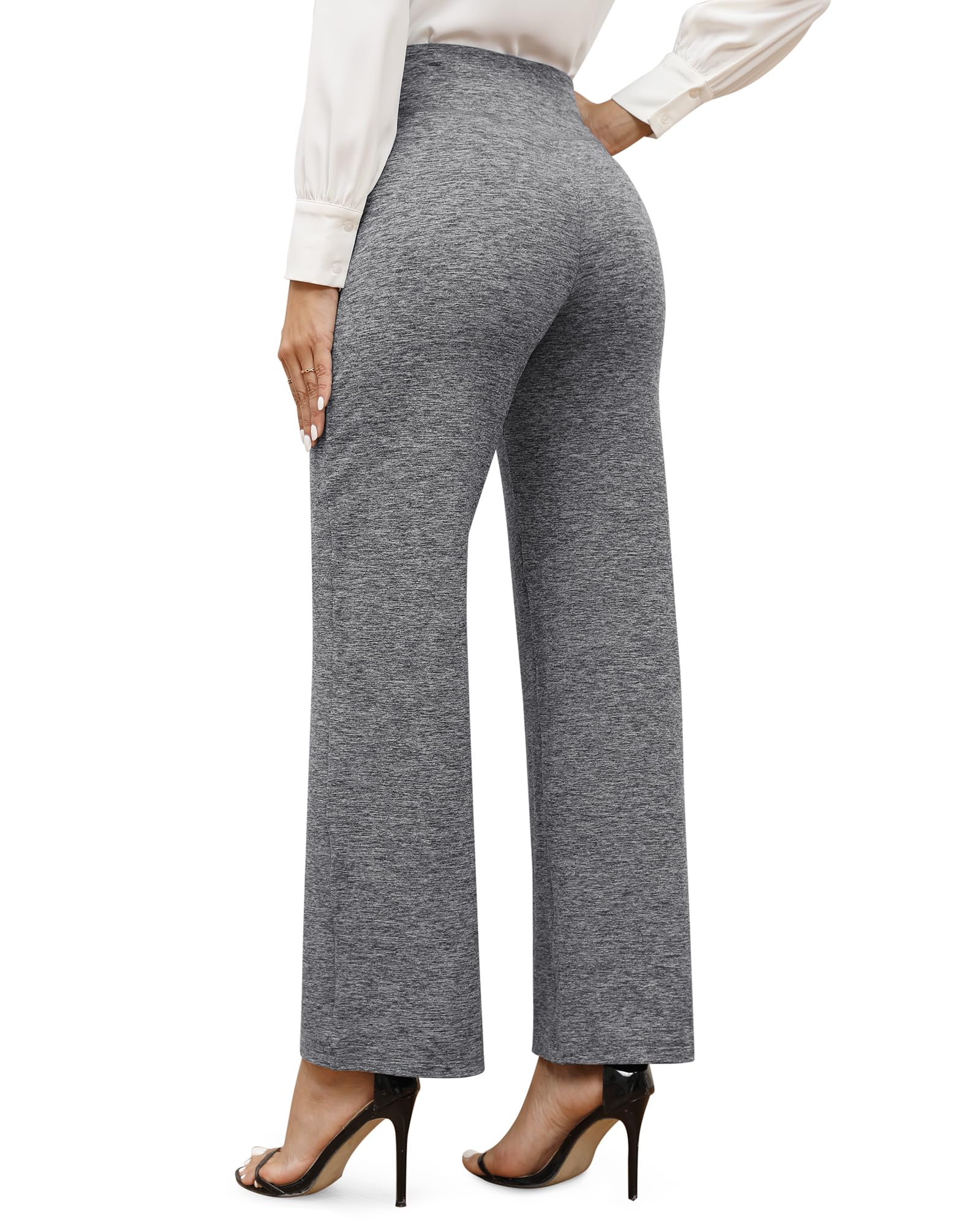 G4Free EverGoing Wide Leg Pants for Women Loose Yoga Pants with Pockets Petite/Regular/Tall Stretch Casual Lounge Pants