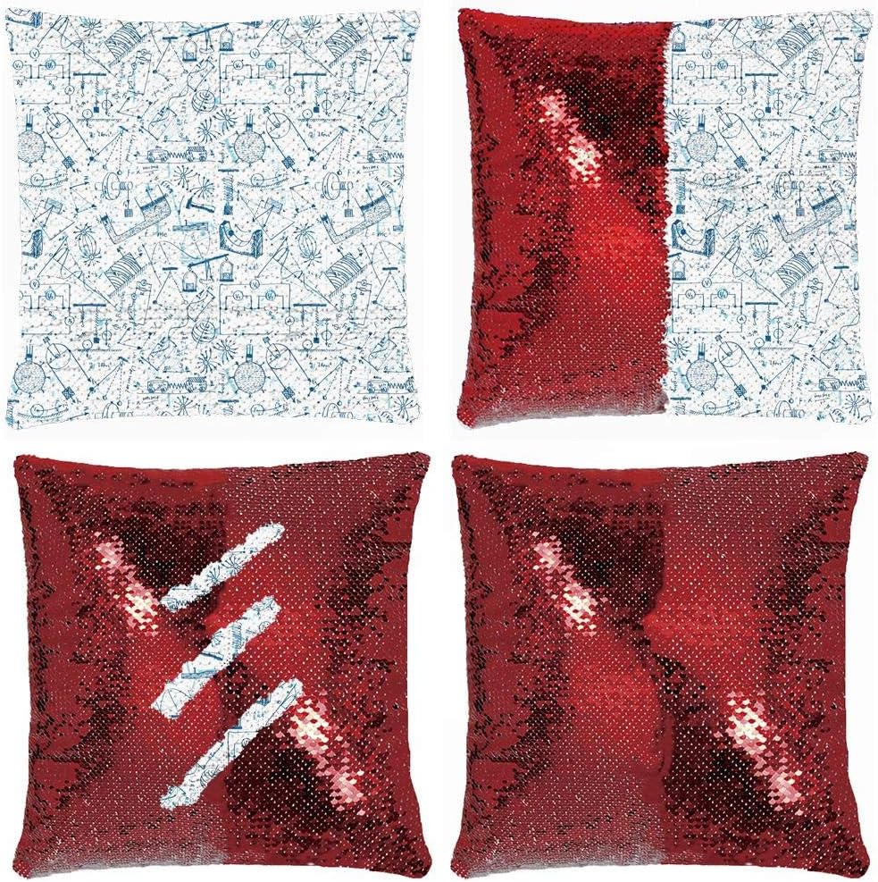 eiffel tower sequin pillow