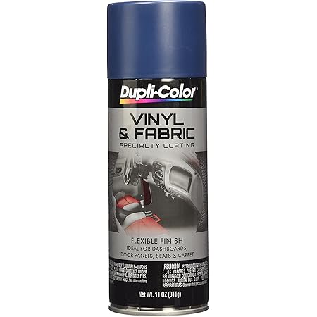 Dupli-Color HVP112 Vinyl and Fabric Coating Spray Paint - Medium Blue - 11 oz Aerosol Can