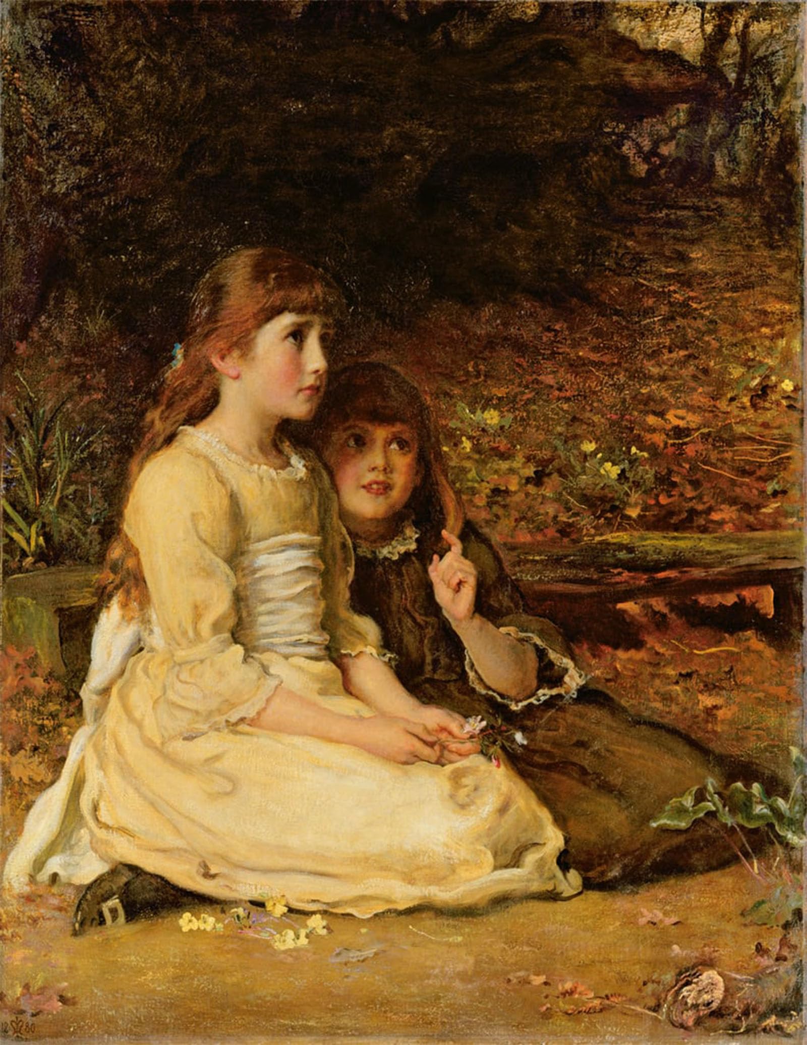Lienzo decorativo El Cuco de John Everett Millais pintura mural vintage de 60x90cm 5