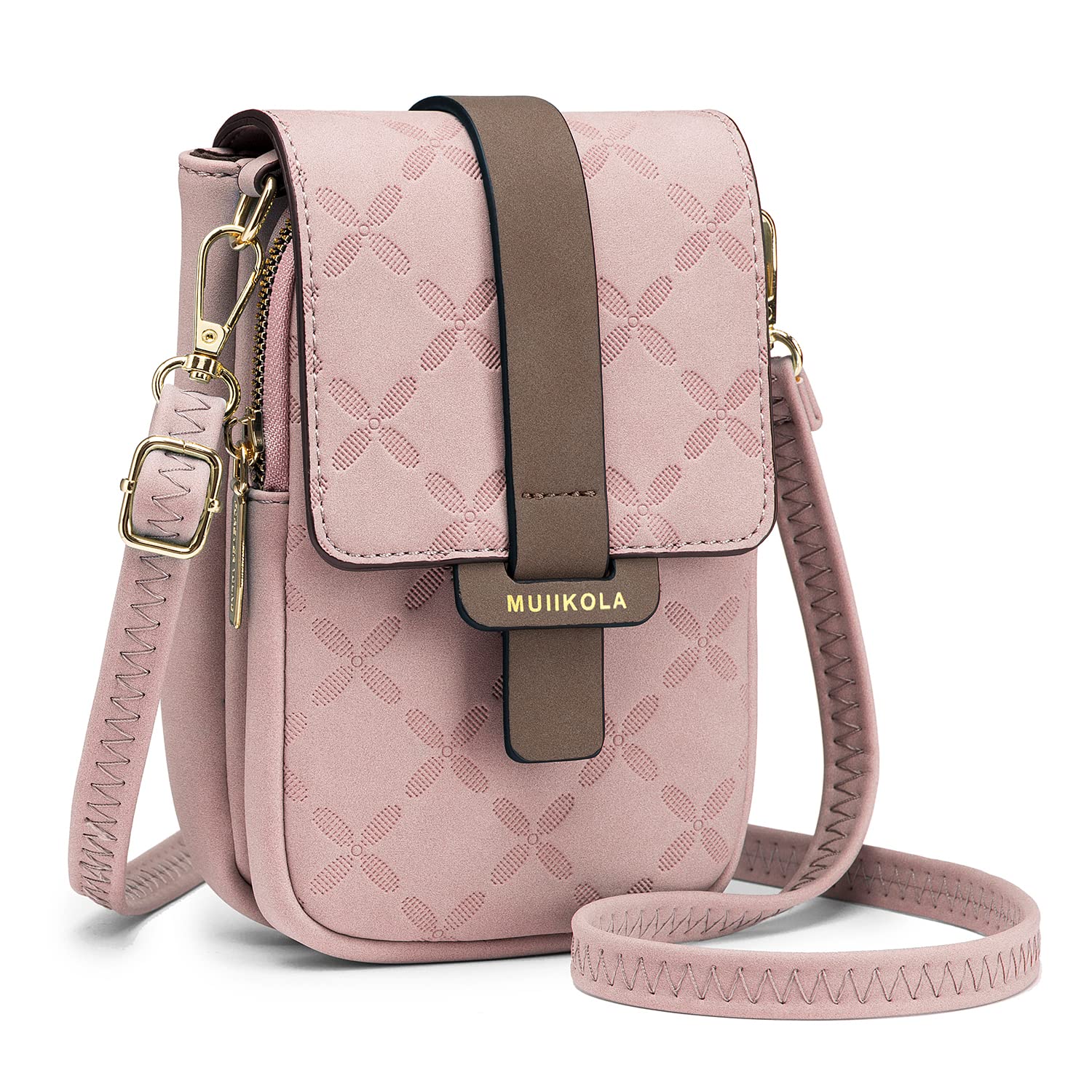 MUIIKOLA Small Phone Shoulder Bag，PU Leather Women's Cross body Bags Handbag with Card Slots, with Adjustable Wide Strap，Versatile Crossbody Bags for Women with Multiple Pockets