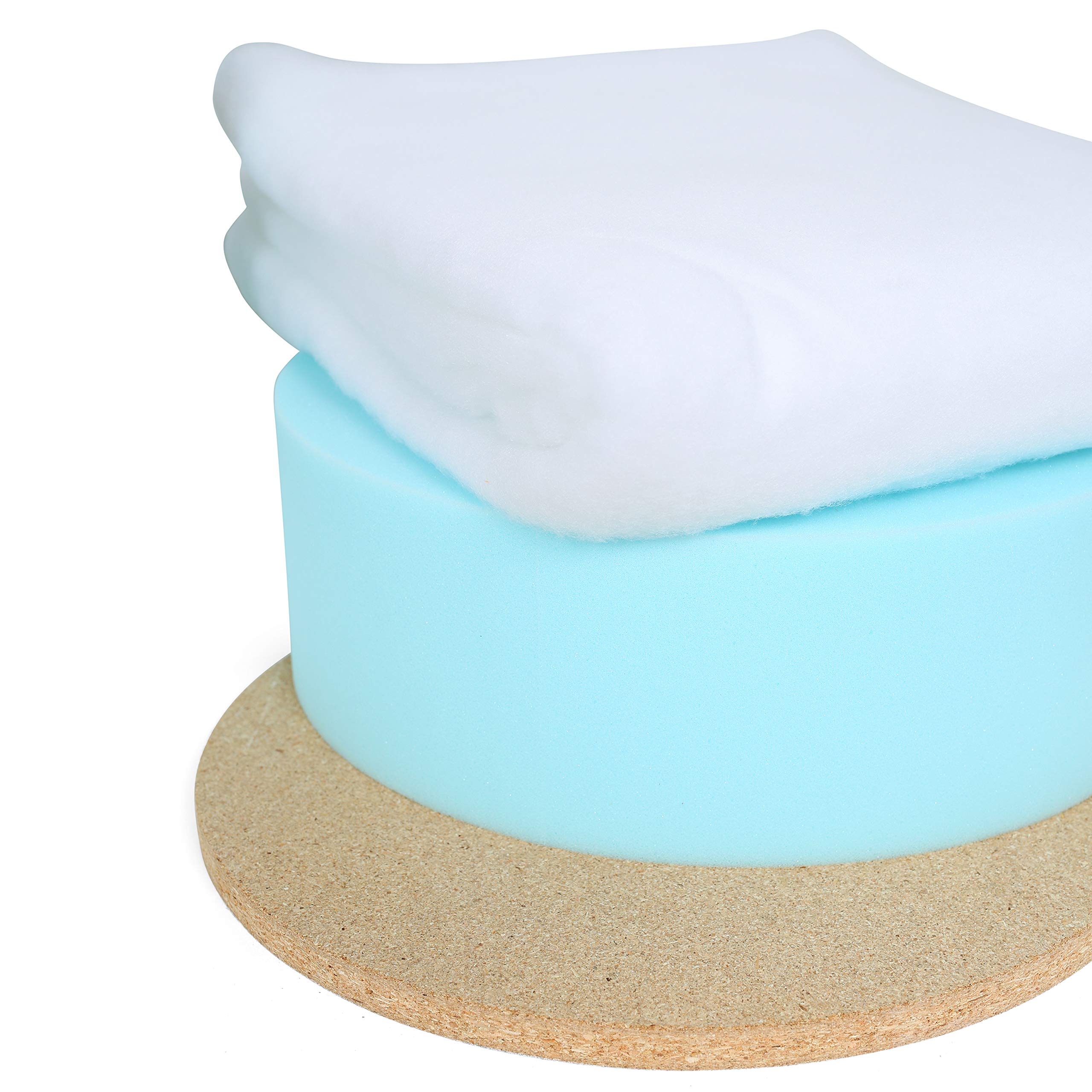 Fairfield Soft Support Foam Tuffet Kit Home,Blue