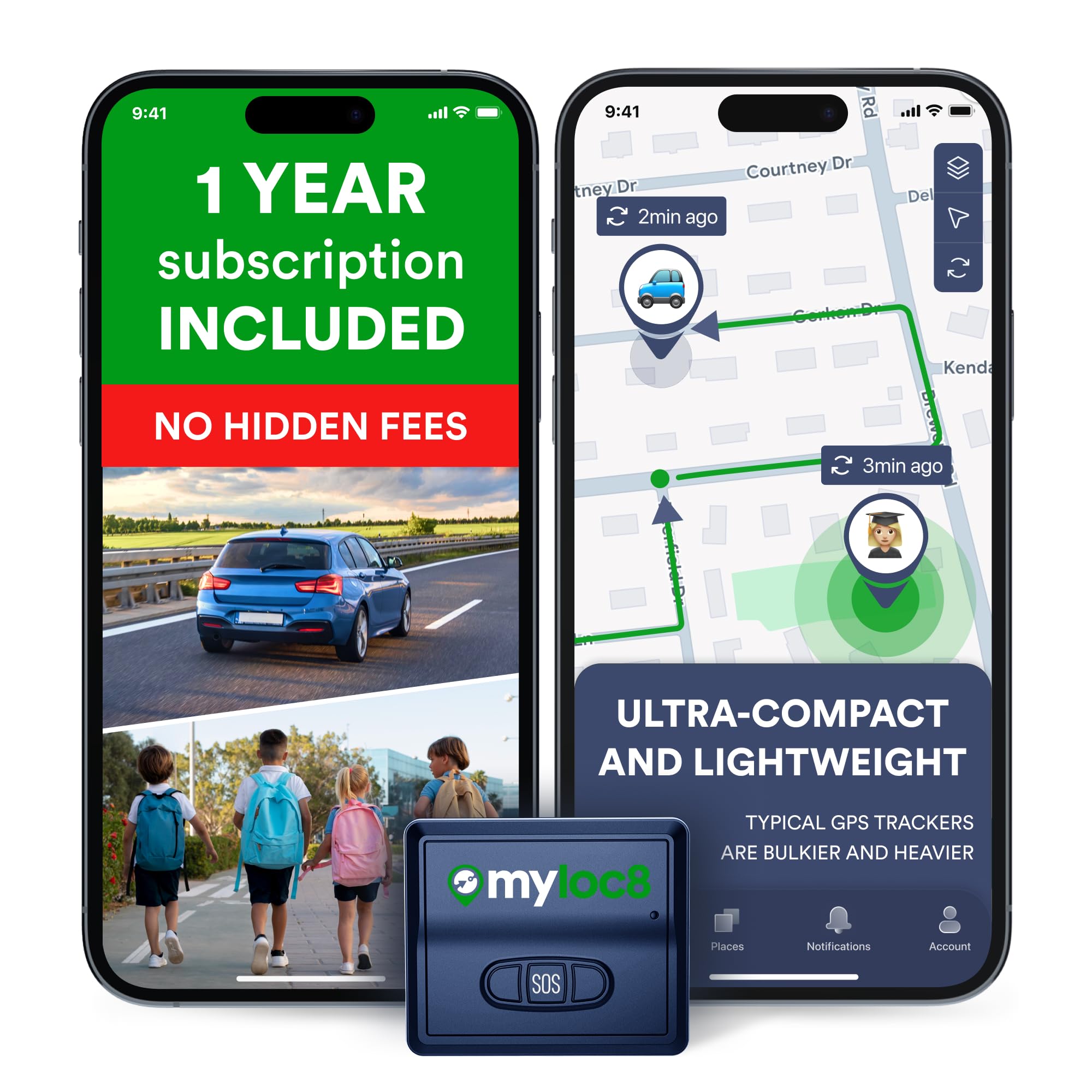 MYLOC8 GPS Tracker - gps trackers | Mubboo