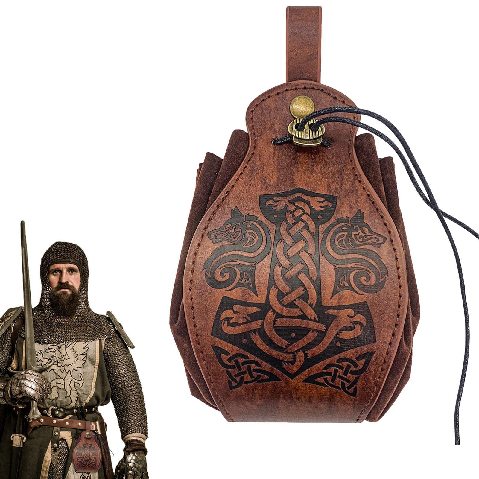 Marsupio Donna In Cotone Regolabile - Stile Rinascimentale, Per Festival, Trekking E Corsa, Con Multiple Tasche - Foto 14