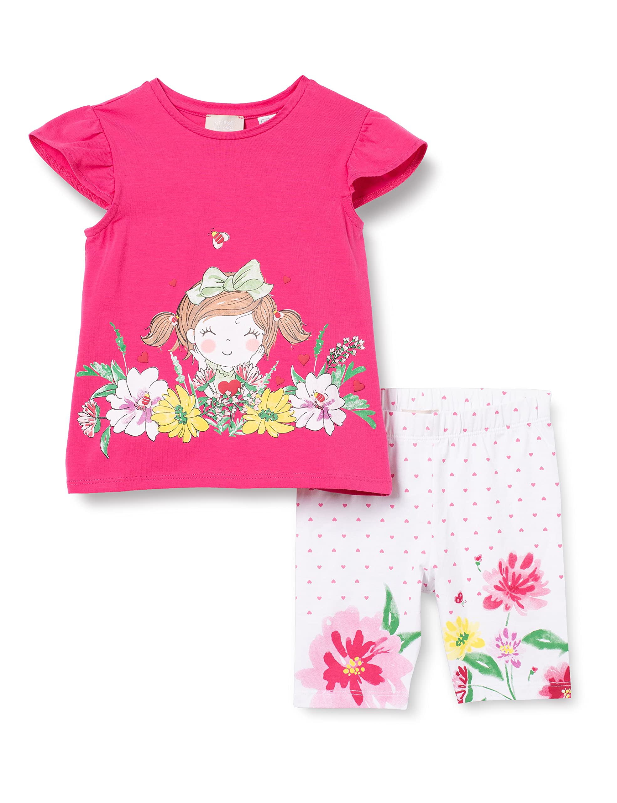 Combinaison short bébé fille ensemble d'été de marque
