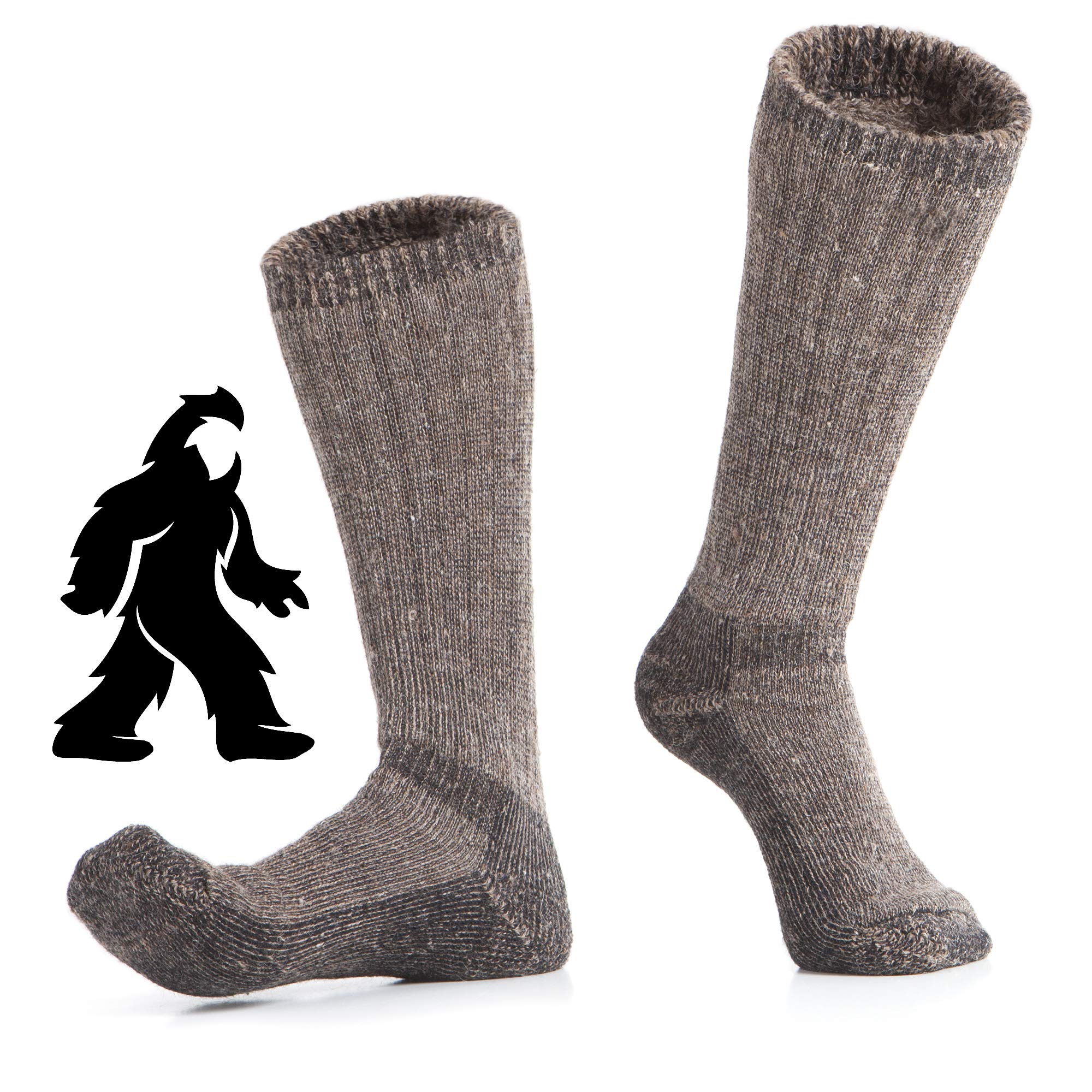 Wildside Wool Alpaca Socks, Explorer, Full Cushion Boot Hiking Sock, Made in USA