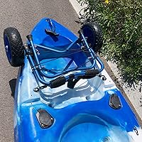 Vista 3 de Newcod Carrito de kayak, carrito de kayak para llevar kayak, canoa, tabla de remo SUP