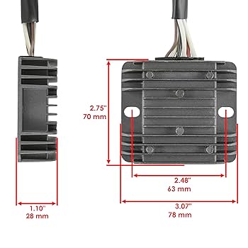 Amazon.com: Caltric Regulator Rectifier Compatible with