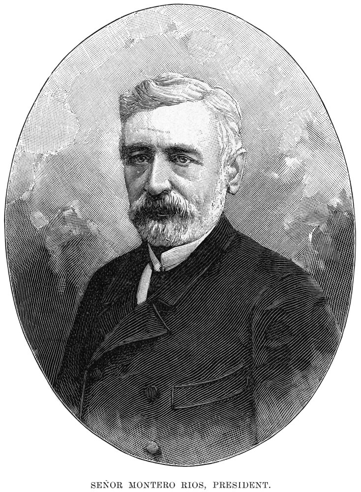 Eugenio Montero Rios N(1832-1914) Spanish Statesman And Jurist Wood Engraving English 1898 Poster Print by (24 x 36)