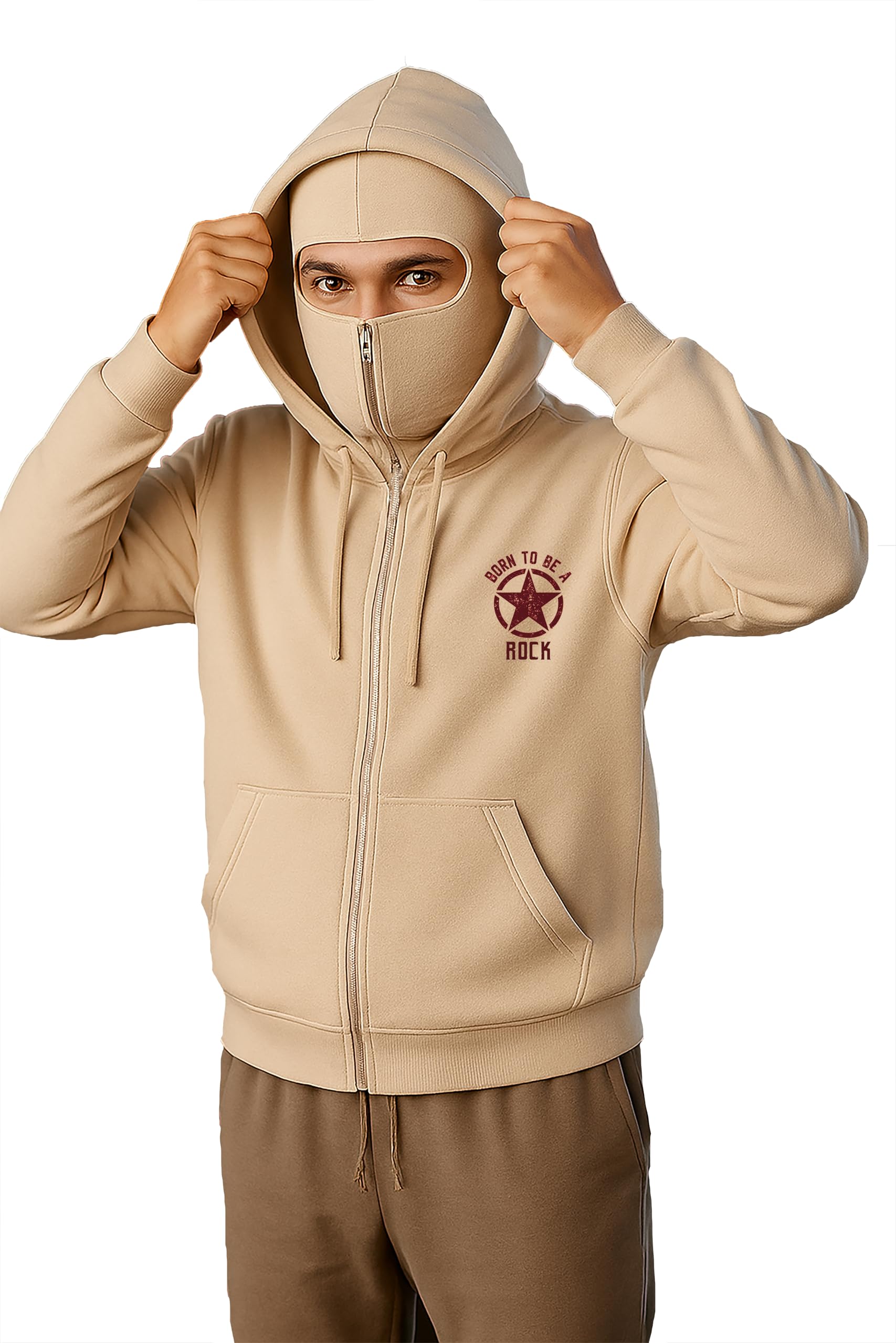 jugular Men's Cotton Printed Hooded Neck Full Sleeve with Mask Sweatshirt-picture-31